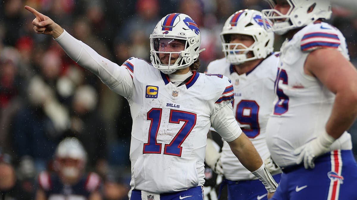 Josh Allen has led the Bills to a combined 28-10 record in December and January since his arrival in 2018. (Photo by Sarah Stier/Getty Images)