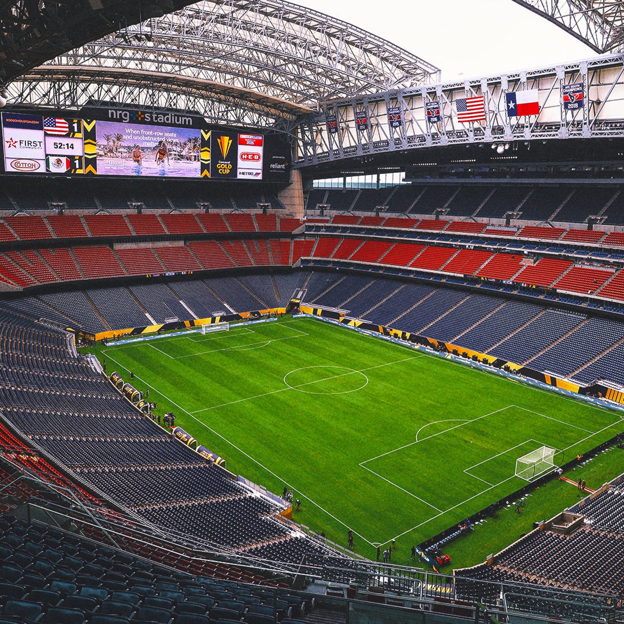NRG Stadium será el escenario del duelo entre Portugal y Uzbekistán. Foto: Fox Sports.
