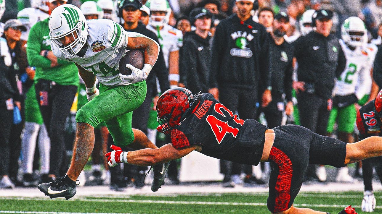 No. 23 North Texas Outlasts San Diego State to Win High-Scoring New Mexico Bowl