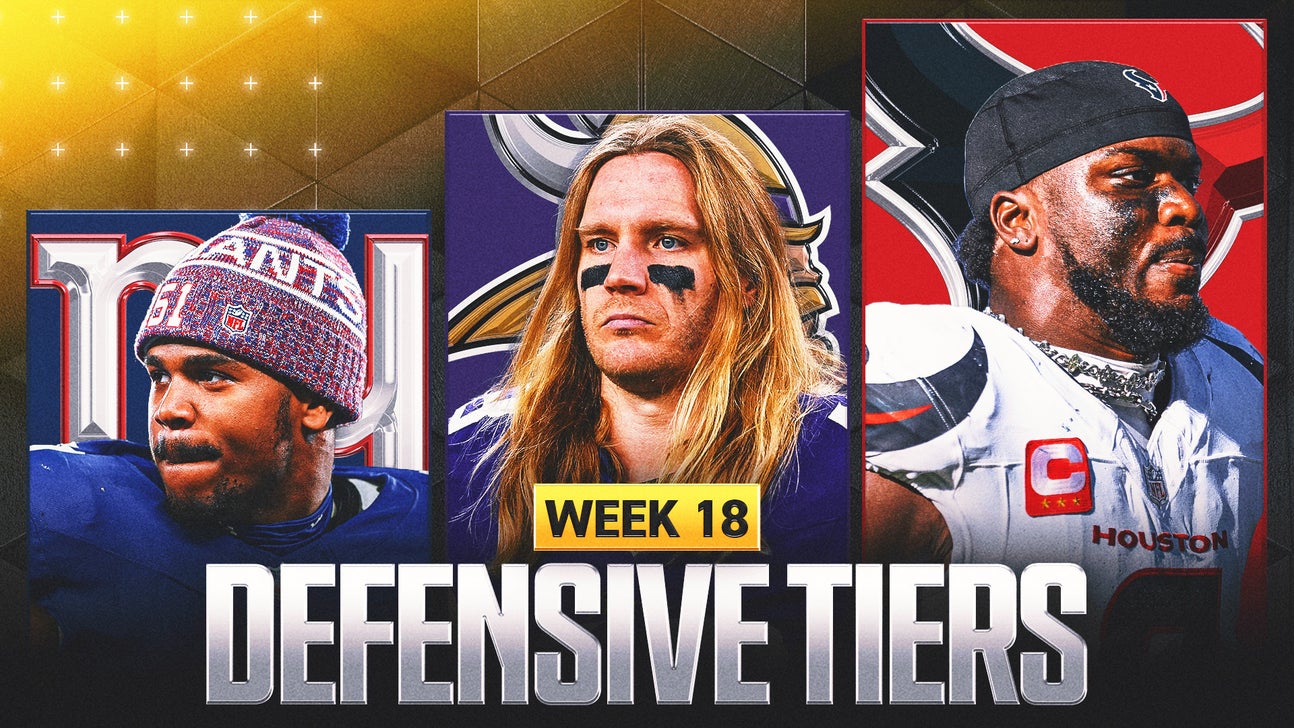 2025 NFL Defensive Tiers Week 18: Texans in Top Form; Giants Finishing Strong