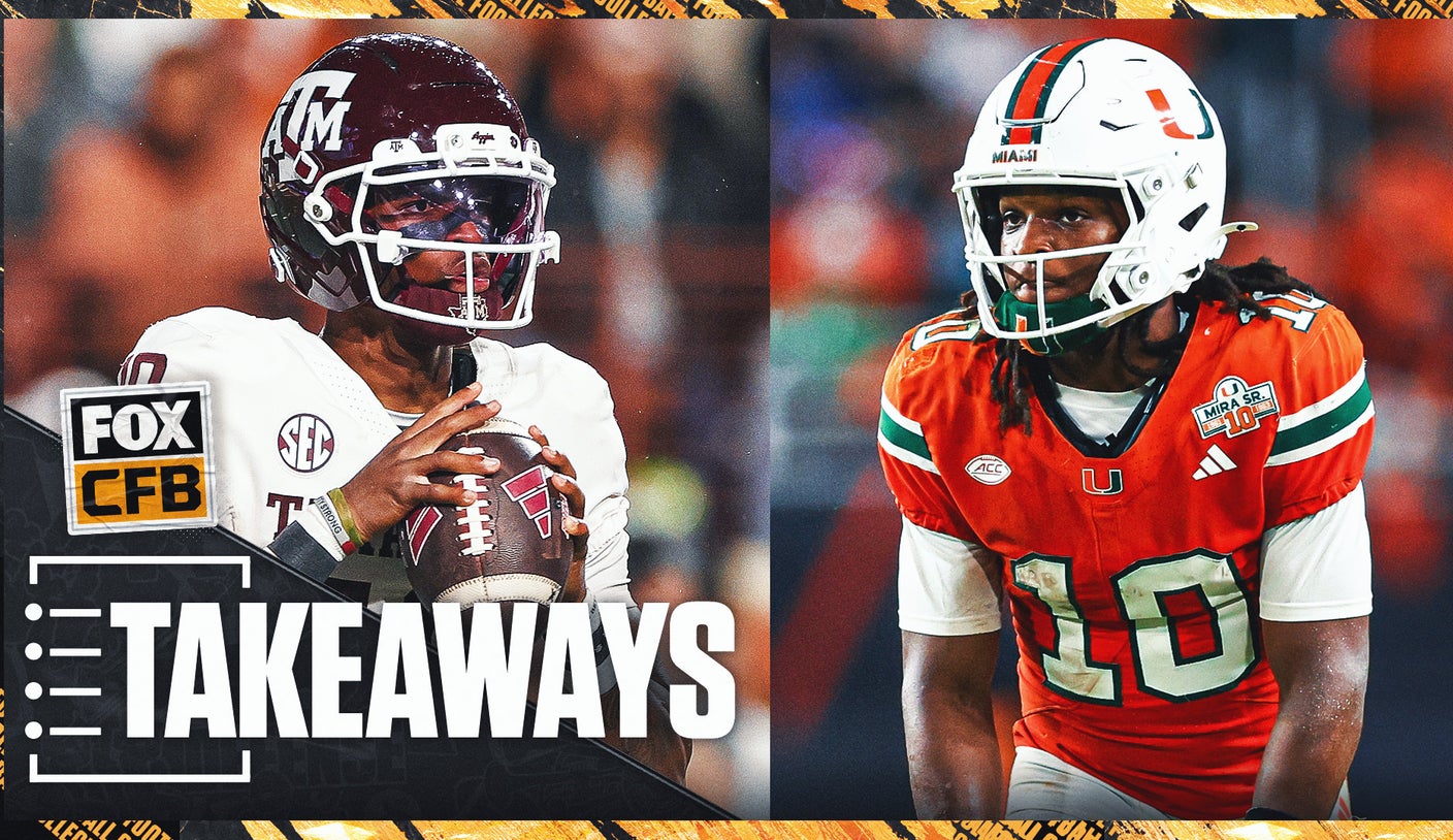 4 Takeaways From Miami’s Protection-Heavy CFP Upset Win vs. Texas A&M