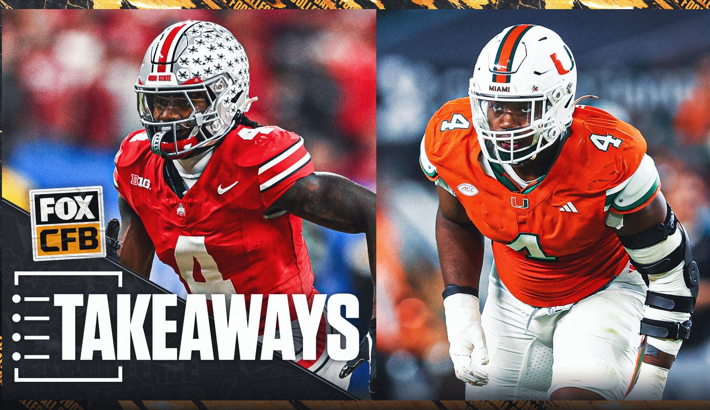 4 Takeaways From Miami’s Cotton Bowl Win Over Ohio State in CFP Quarterfinals