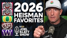 NEXT Trending Image: Heisman Rankings: Joel Klatt's Top 5 Candidates for 2026
