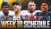 NEXT Trending Image: NFL Week 18 Schedule, Kickoff Times: Seahawks vs. 49ers & Ravens vs. Steelers in Primetime