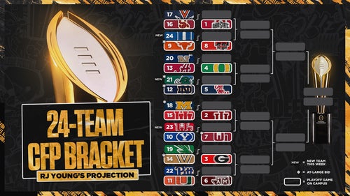 USC TROJANS Trending Image: RJ Young's 24-Team College Football Playoff Bracket Entering Week 15