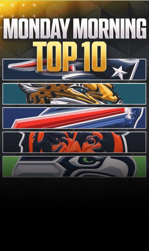 Monday Morning NFL Top 10 Rankings: A New No. 1; Bears, Jaguars Climb; Broncos Fall