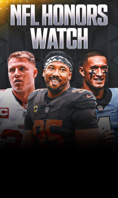 2025 NFL Honors Watch: Myles Garrett, Christian McCaffrey Cruising for Major Awards