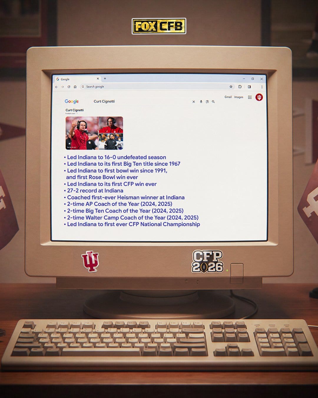After telling people to "Google me" in his introductory press conference in December 2023, Curt Cignetti has racked up the accolades in his first two years at Indiana.
