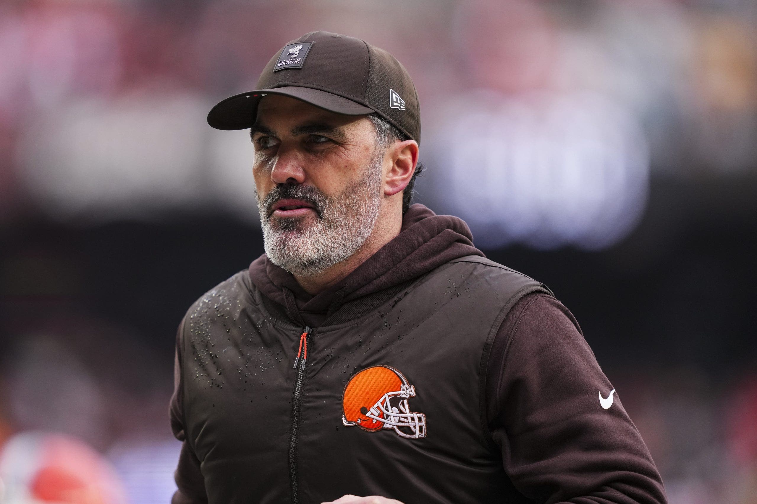 Former Cleveland Browns head coach Kevin Stefanski has emerged a stop target on this year's coaching carousel. (Photo by Perry Knotts/Getty Images)