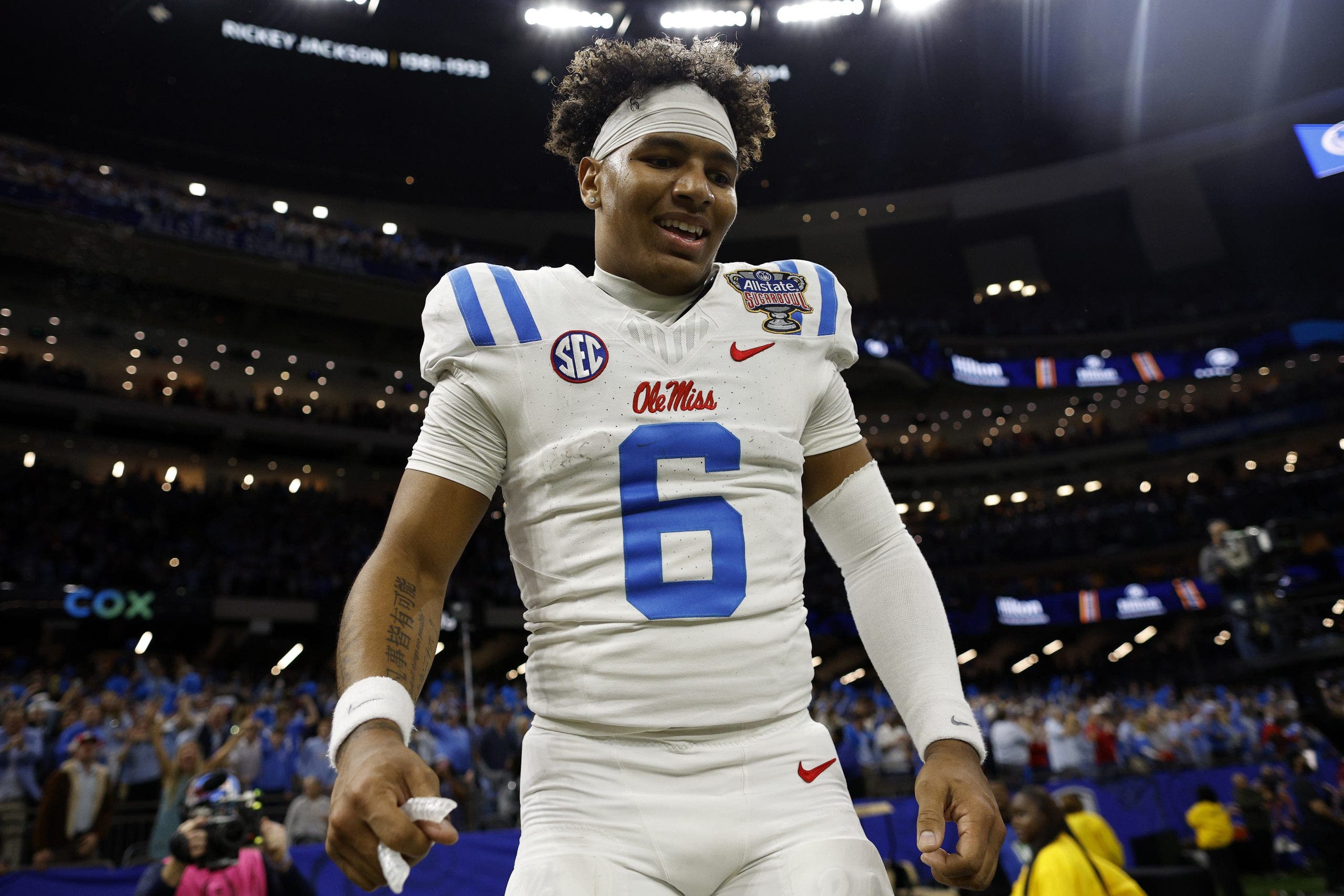 Trinidad Chambliss was able to get another year of eligibility. (Photo by Sean Gardner/Getty Images)