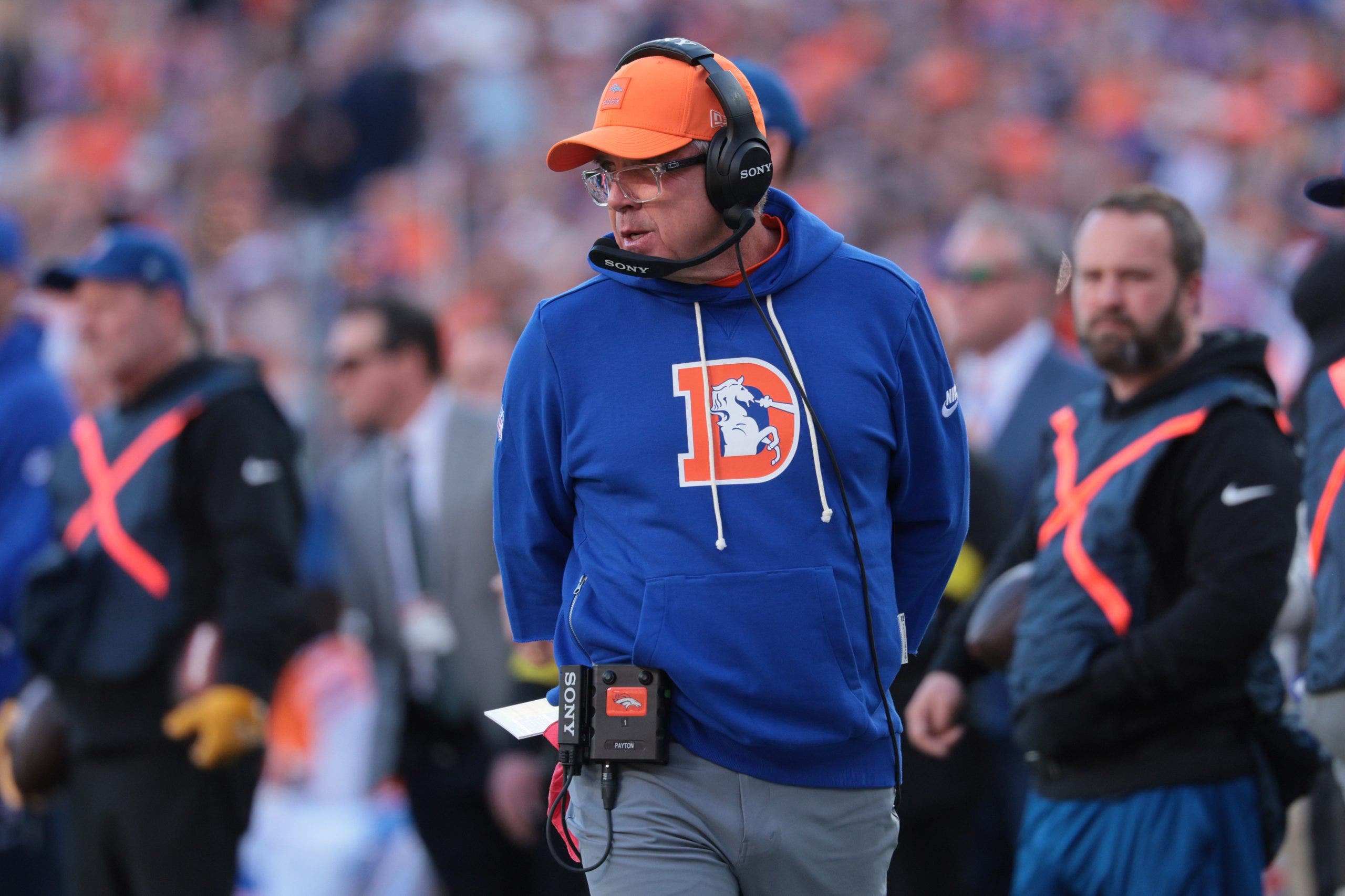 If a team wants to hire Mike Tomlin, they'll likely have to trade for him just like the Broncos did to get Sean Payton in 2023. (Photo by C. Morgan Engel/Getty Images)