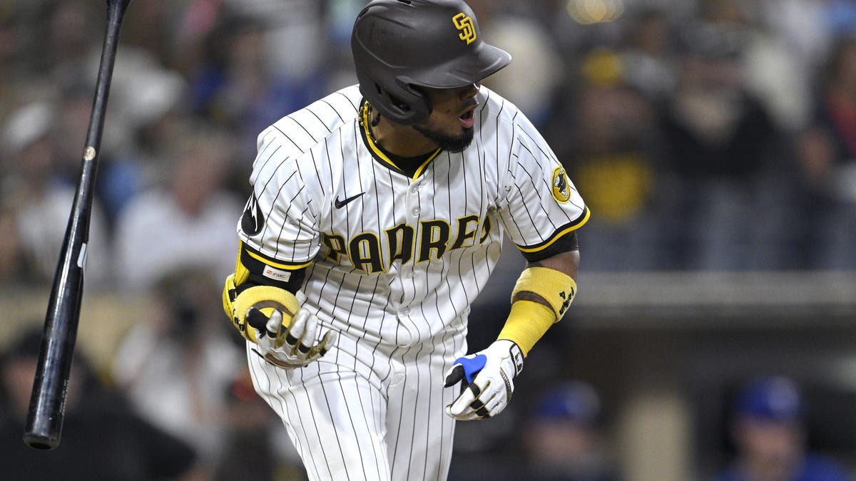 Luis Arraez boasts a career .317 batting average. (Photo by Orlando Ramirez/Getty Images)
