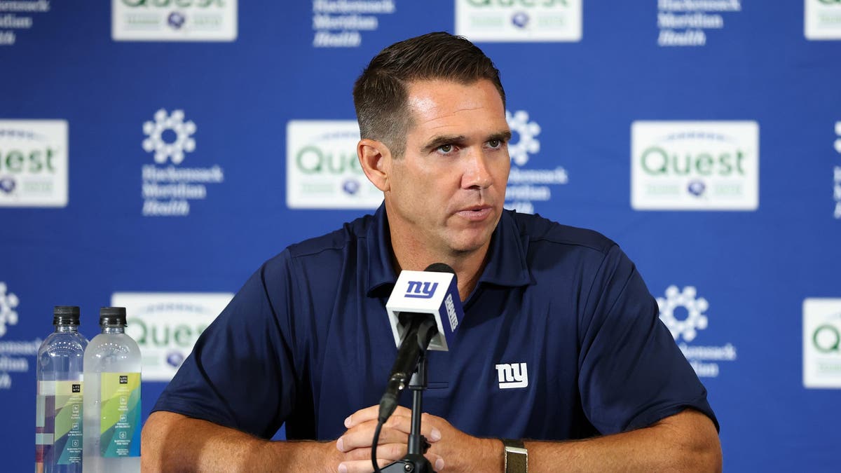 General manager Joe Schoen and the Giants have John Harbaugh at the top of their head coach wishlist. They think Harbaugh has them highly on his list of preferred estimations, too, a source told FOX Sports' Ralph Vacchiano. (Photo by Ishika Samant/Getty Images)