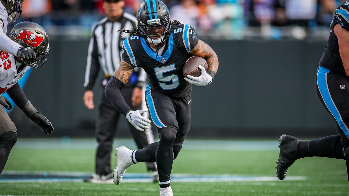 Rico Dowdle has surpassed 1,000 rushing yards in back-to-back seasons. (Photo by David Jensen/Getty Images)