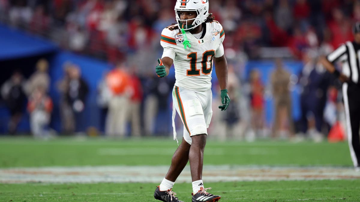 Freshman wide receiver Malachi Toney has made many exciting plays for Miami's offense. (Photo by Chris Coduto/Getty Images)