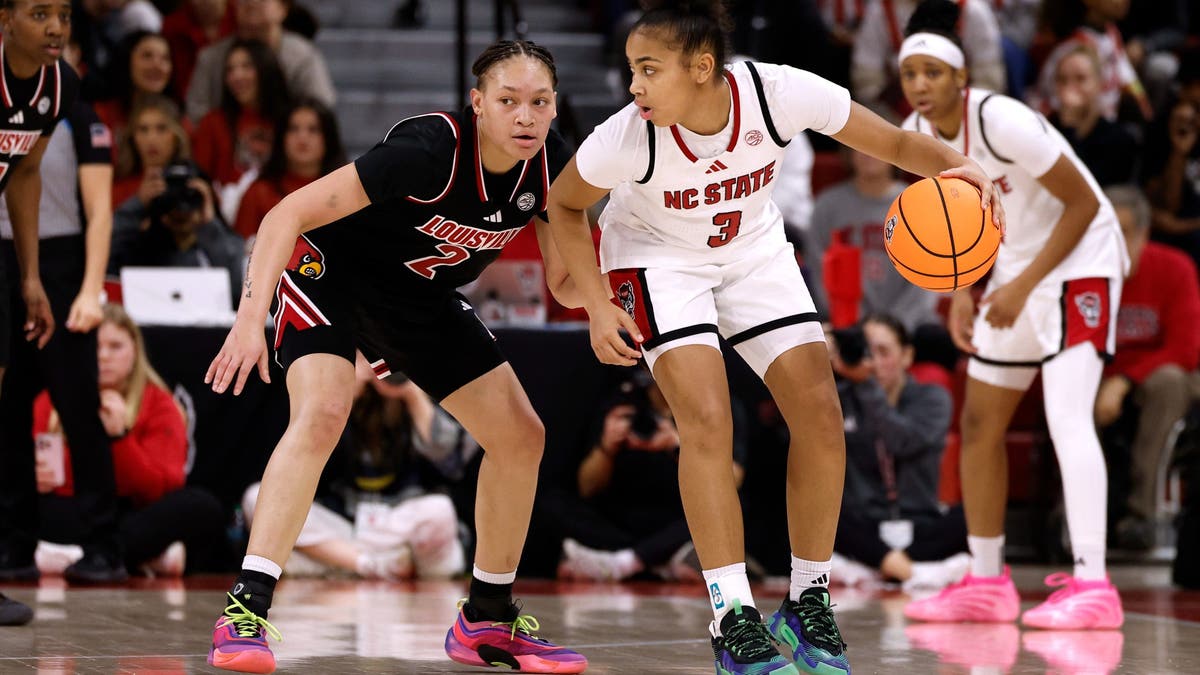 Louisville's wins against Notre Dame and NC State propelled it into NET's top 10. (Photo by Lance King/Getty Images)