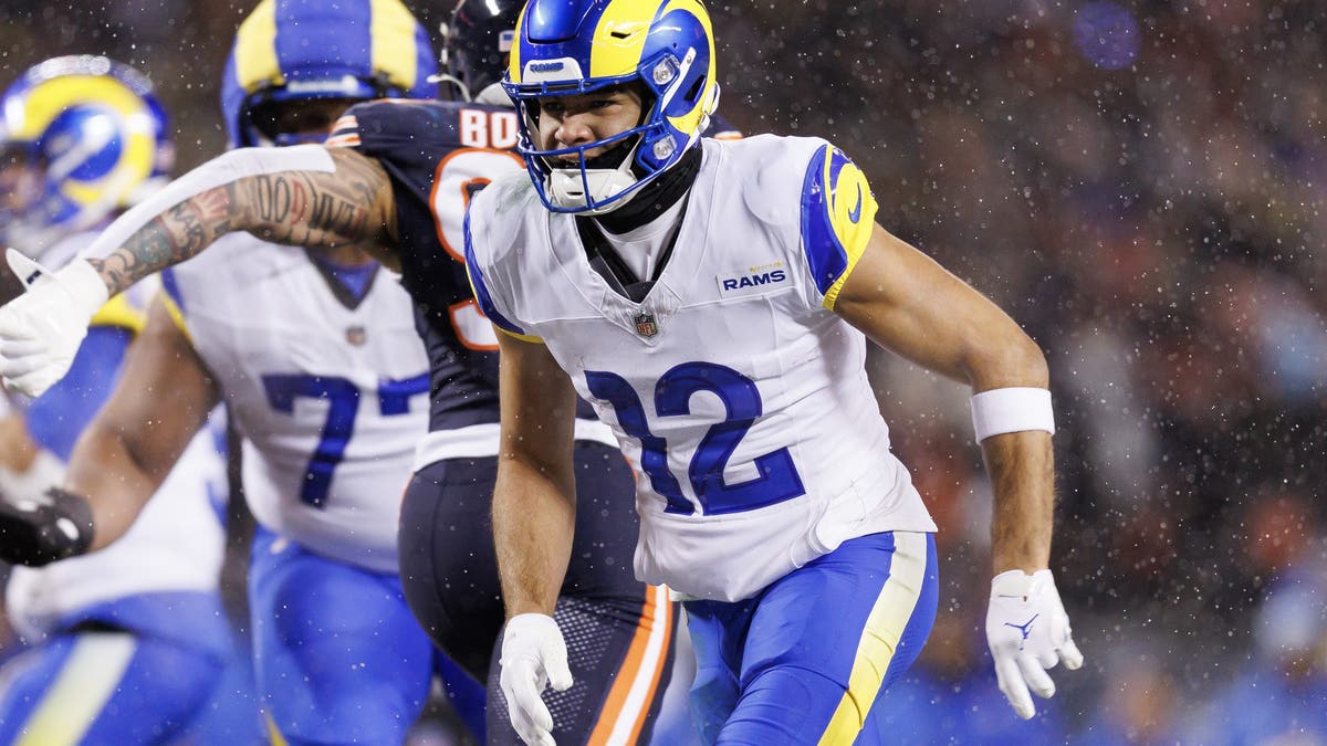 Puka Nacua is among the favorites to win Offensive Player of the Year. (Photo by Brooke Sutton/Getty Images)