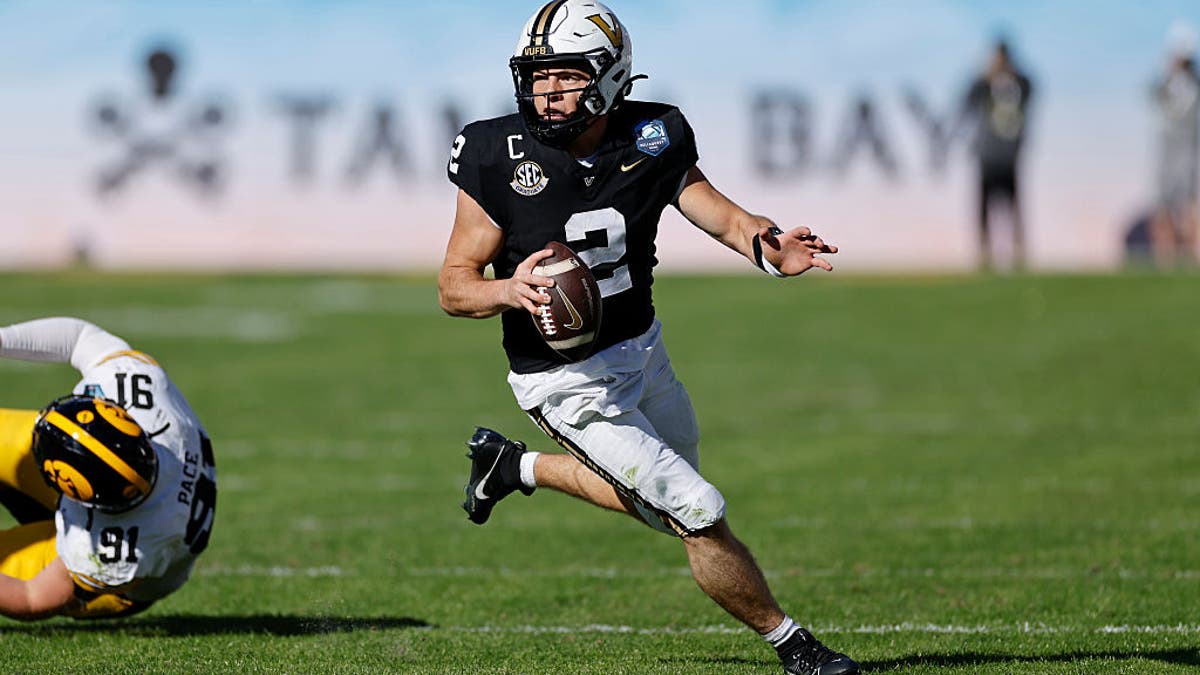 Diego Pavia's success belied his size. How early will a team be willing to take a gamble on the Heisman runner-up? (Photo by Joe Robbins/Icon Sportswire via Getty Images)