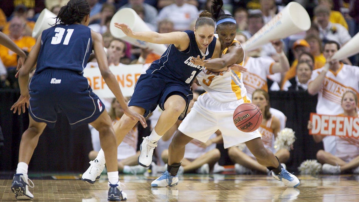 Basketball legends like UConn's Diana Taurasi were at the heart of the rivalry with Tennessee at its height. (Photo by Manny Millan/Sports Illustrated via Getty Images)