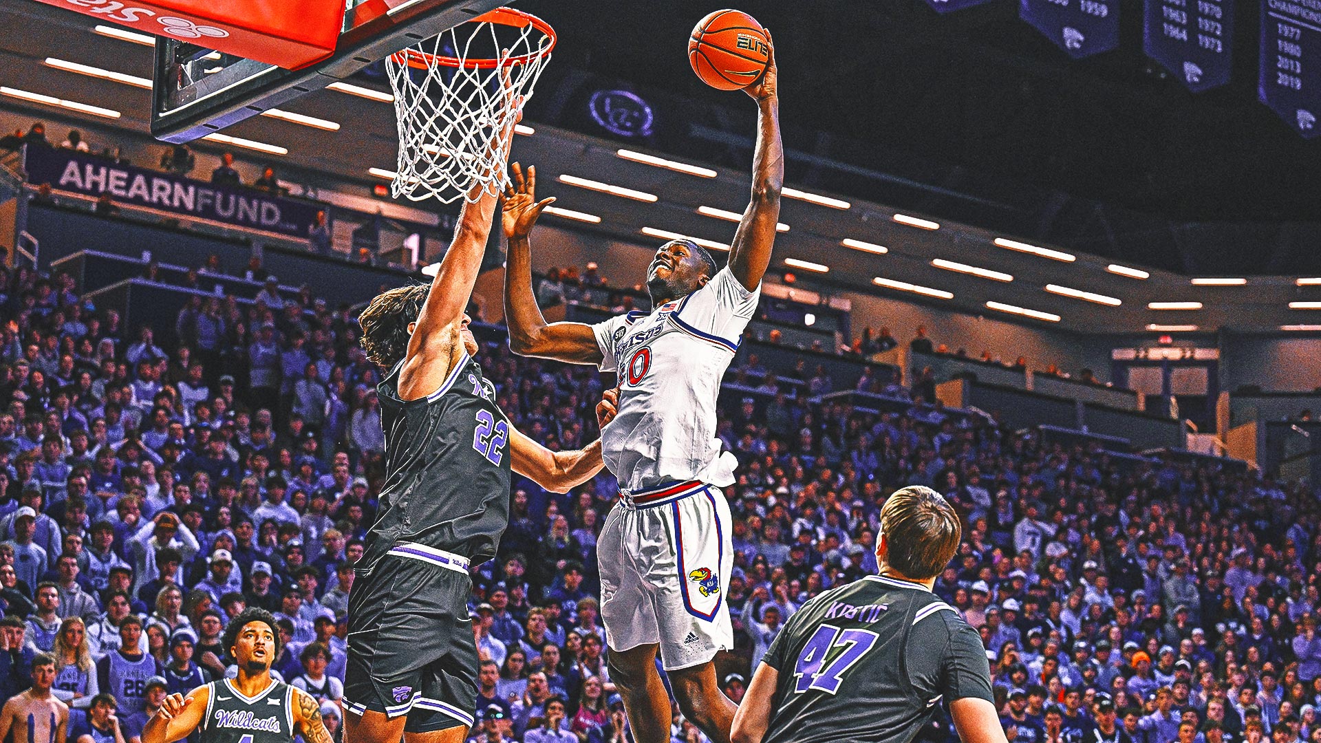 No. 19 Kansas Finishes on 27-7 Run To Beat Kansas State, 86-62