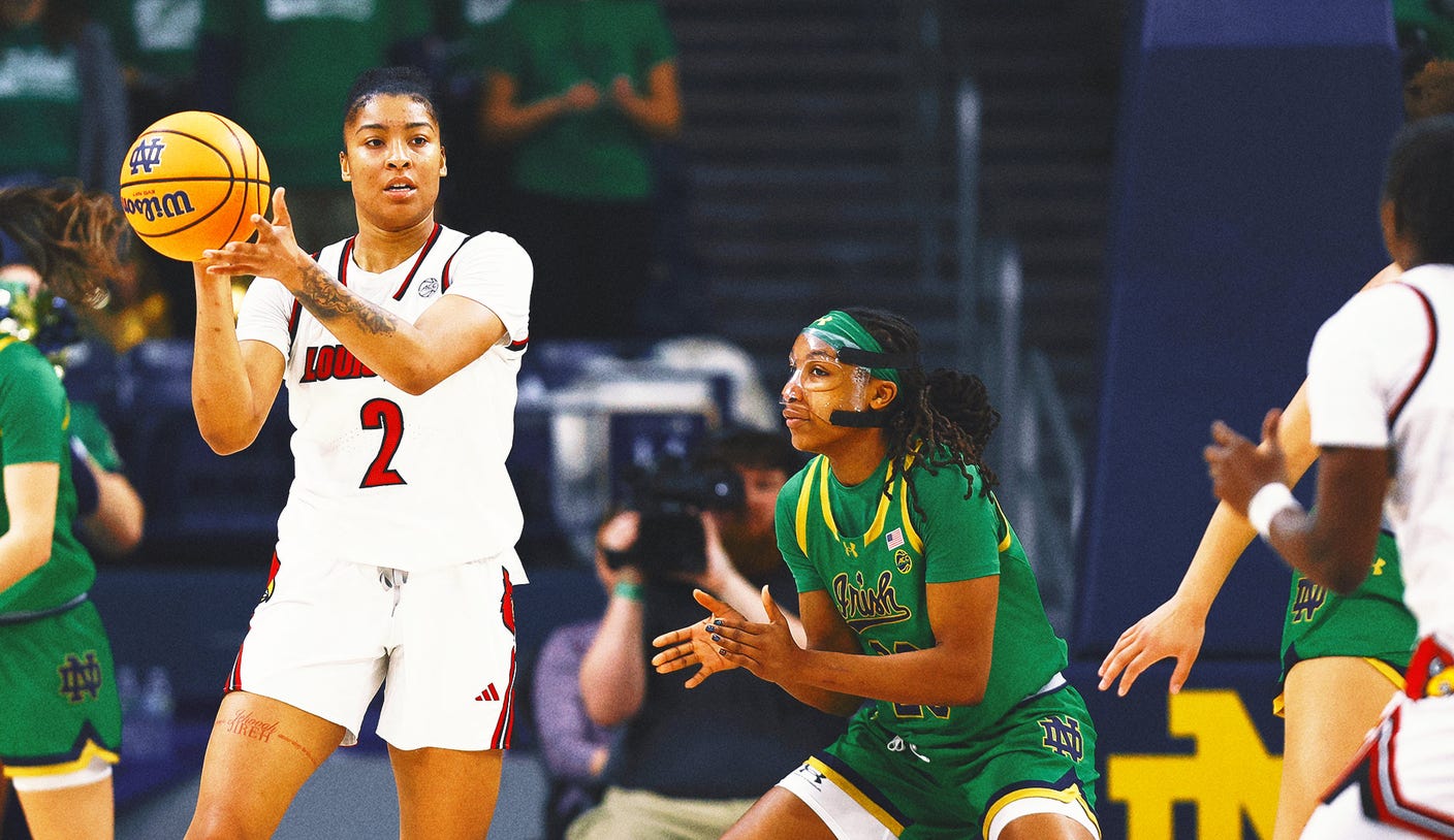 El No. 9 Louisville superó al No. 23 Notre Dame 79-66 para lograr su décima victoria.