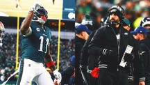 NFL Trending Image: A.J. Brown, Nick Sirianni Have Heated Moment in Eagles' Loss to 49ers