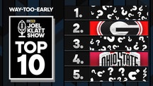 NEXT Trending Image: 2026 College Football Rankings: There's a 3-Way Race for No. 1 in Joel Klatt's Top 10