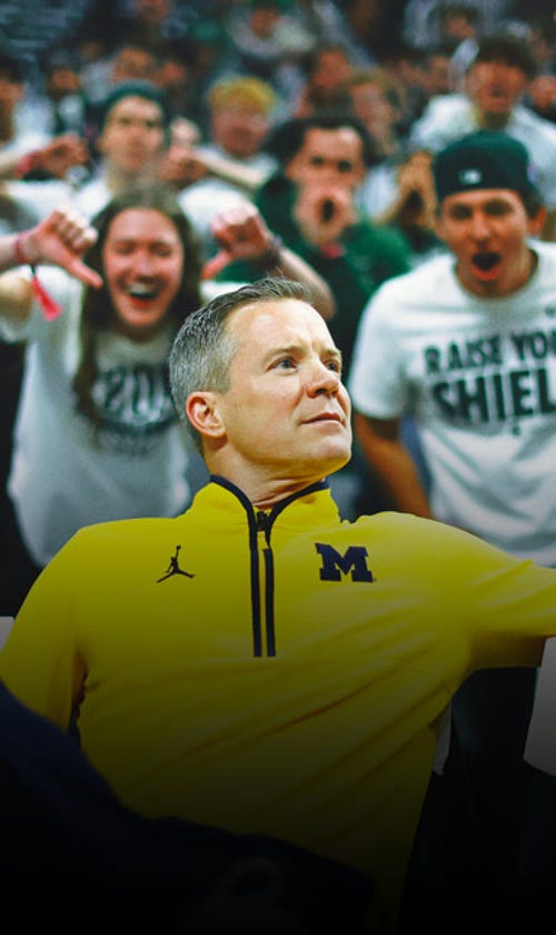 Michigan Coach Dusty May on Michigan State Fans: 'No Way I'm Ducking This Smoke'