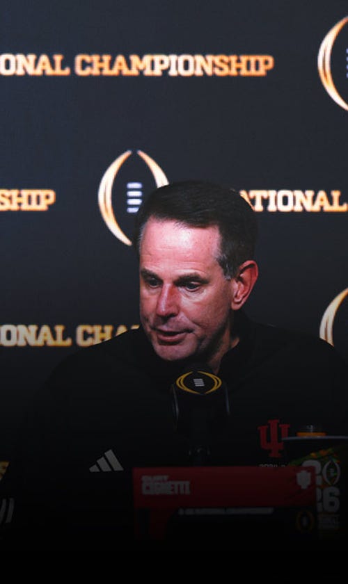Indiana HC Curt Cignetti on QB Fernando Mendoza: 'He Has the Heart of a Lion'