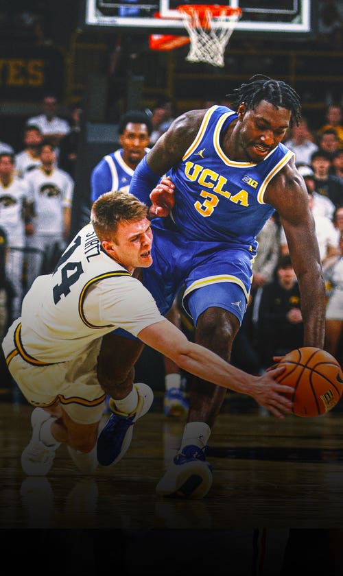 No. 25 Iowa Staves Off UCLA Comeback Bid to Earn Hard-Fought Home Win