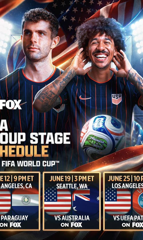 FIFA World Cup 2026 Broadcast Schedule: Record 70 Matches on FOX; 34 on FS1