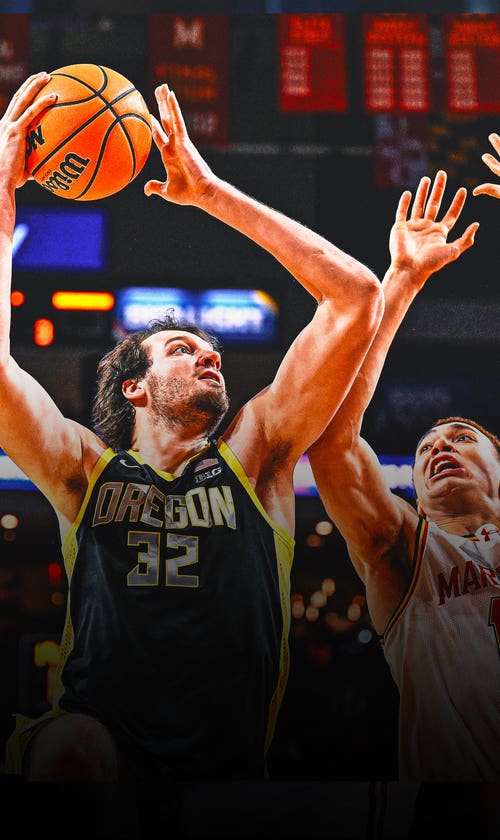 Nate Bittle, Takai Simpkins Combine for 32 Points in Oregon's Win vs. Maryland