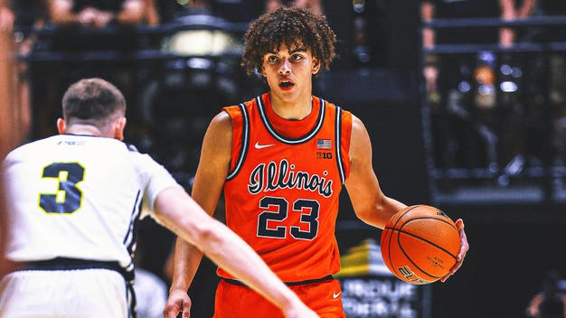 Keaton Wagler Scores 46 Points To Lead No. 11 Illinois Past No. 4 Purdue