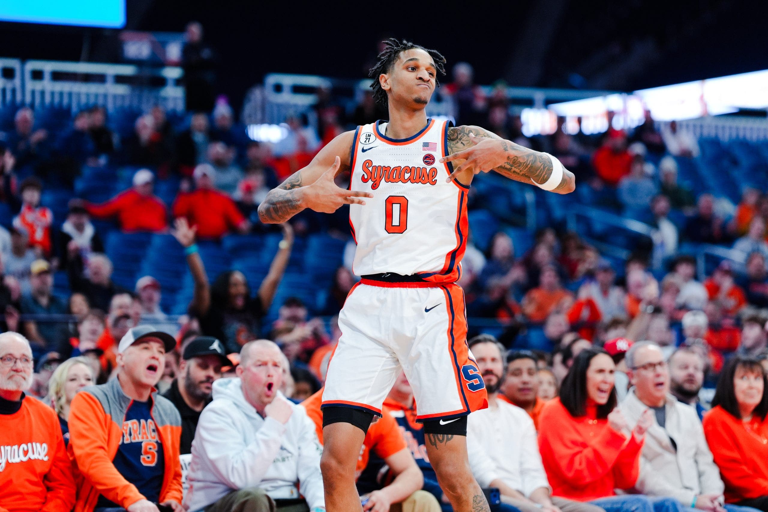 Syracuse has been hanging around the bubble, but can the Orange do more than that? (Photo by Todd F. Michalek/Syracuse Athletics/University Images via Getty Images)