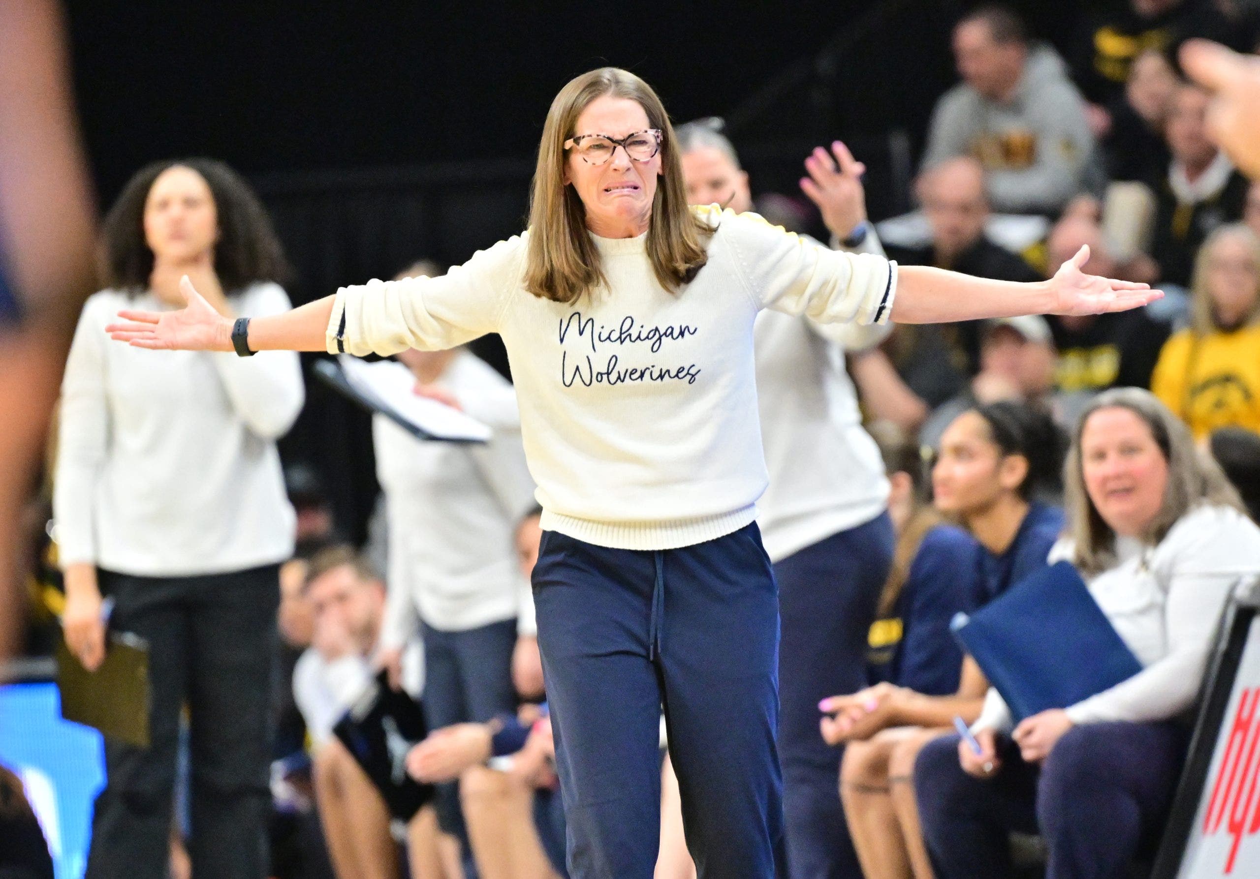 Michigan needs to tighten up its decision-making and shooting to take on the best of the best in Division I. (Photo by Keith Gillett/Icon Sportswire via Getty Images)