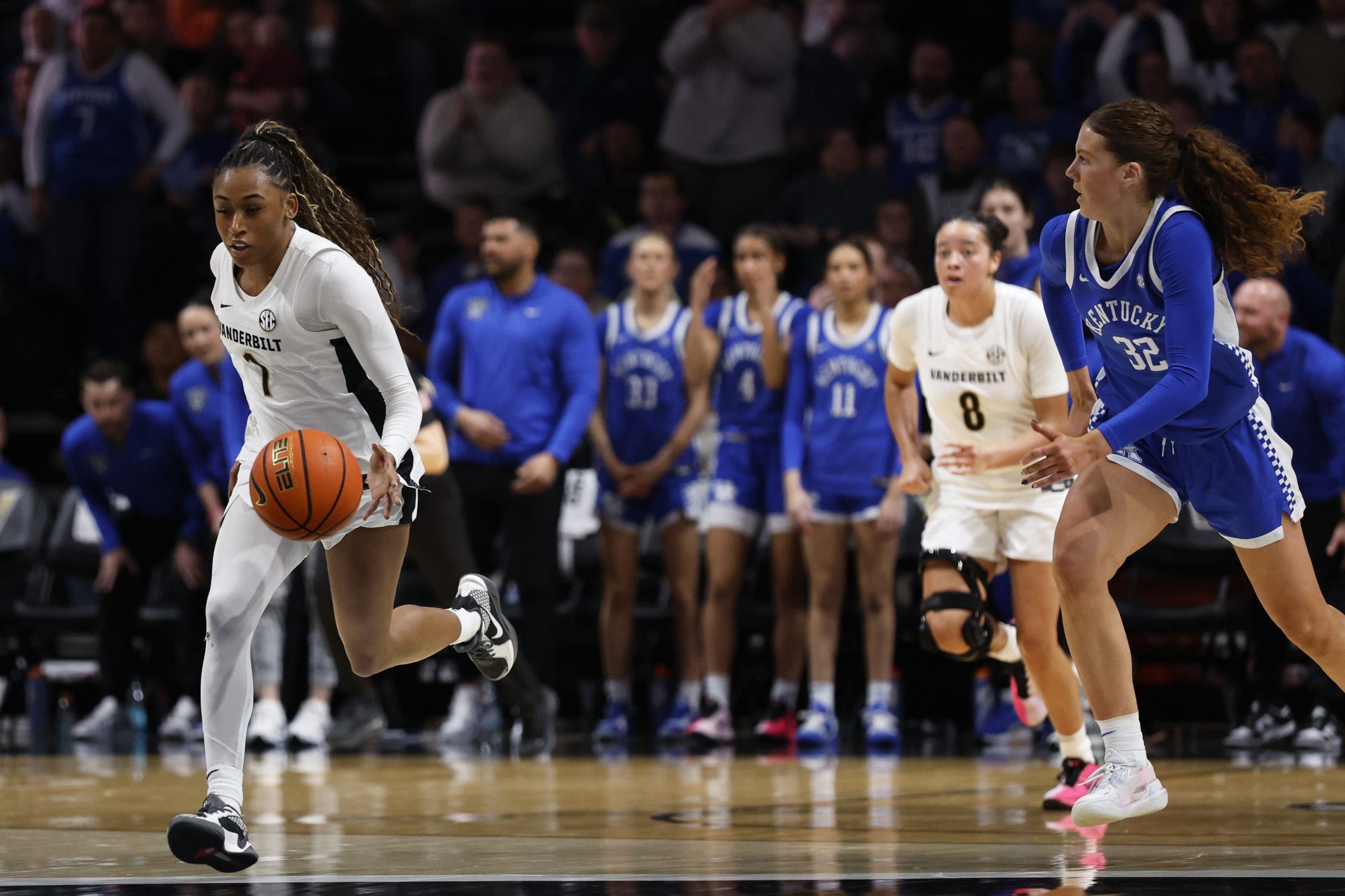 Mikayla Blakes is D-I's leading scorer and bring Vanderbilt big wins. (Photo by Matthew Maxey/Icon Sportswire via Getty Images)