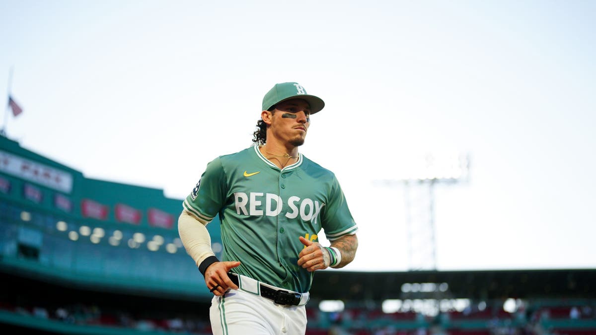 Jarren Duran posted 6.7 wins above replacement per season from 2024-25. (Photo by Daniel Shirey/MLB Photos via Getty Images)