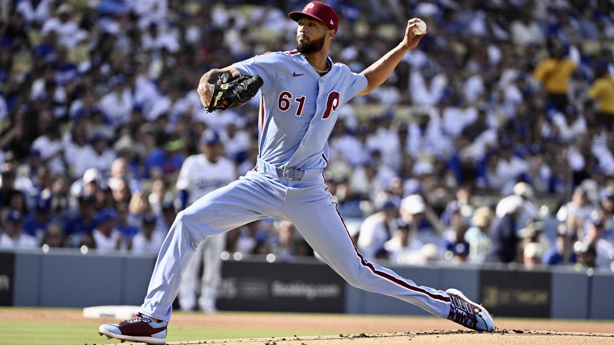 Cristopher Sanchez has averaged a 143 ERA+ per season from 2023-25. (Photo by Keith Birmingham/MediaNews Group/Pasadena Star-News via Getty Images)