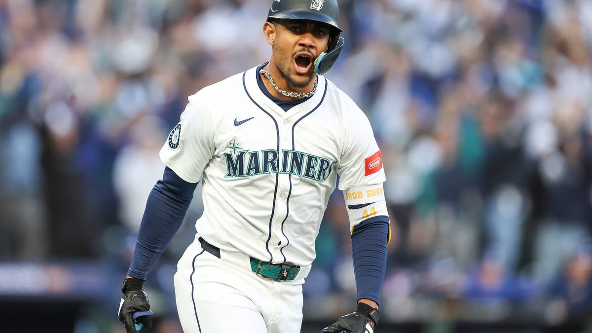 Julio Rodriguez was the 2022 AL Rookie of the Year. (Photo by Steph Chambers/Getty Images)