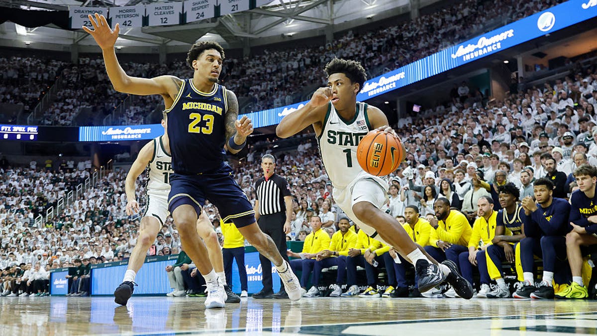 Jeremy Fears Jr. scored 31 points in a loss to Michigan. (Photo by Rey Del Rio/Getty Images)