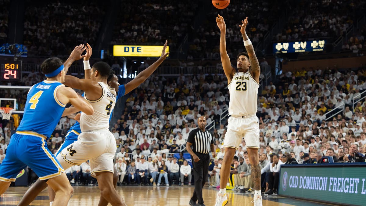 Michigan strengthened its hold on the top spot by beating tougher opponents. (Photo by Jaime Crawford/Getty Images)