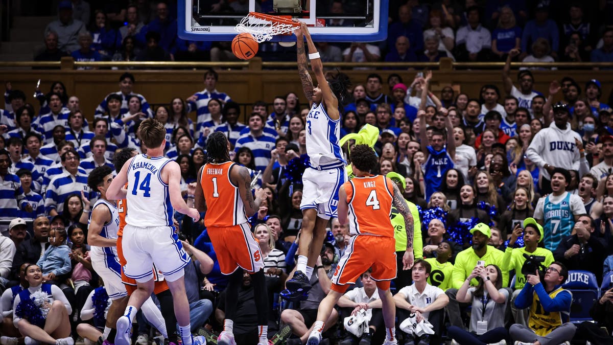 Syracuse could not figure out how to slow Duke down in a huge defeat on Monday. (Photo by David Jensen/Getty Images)