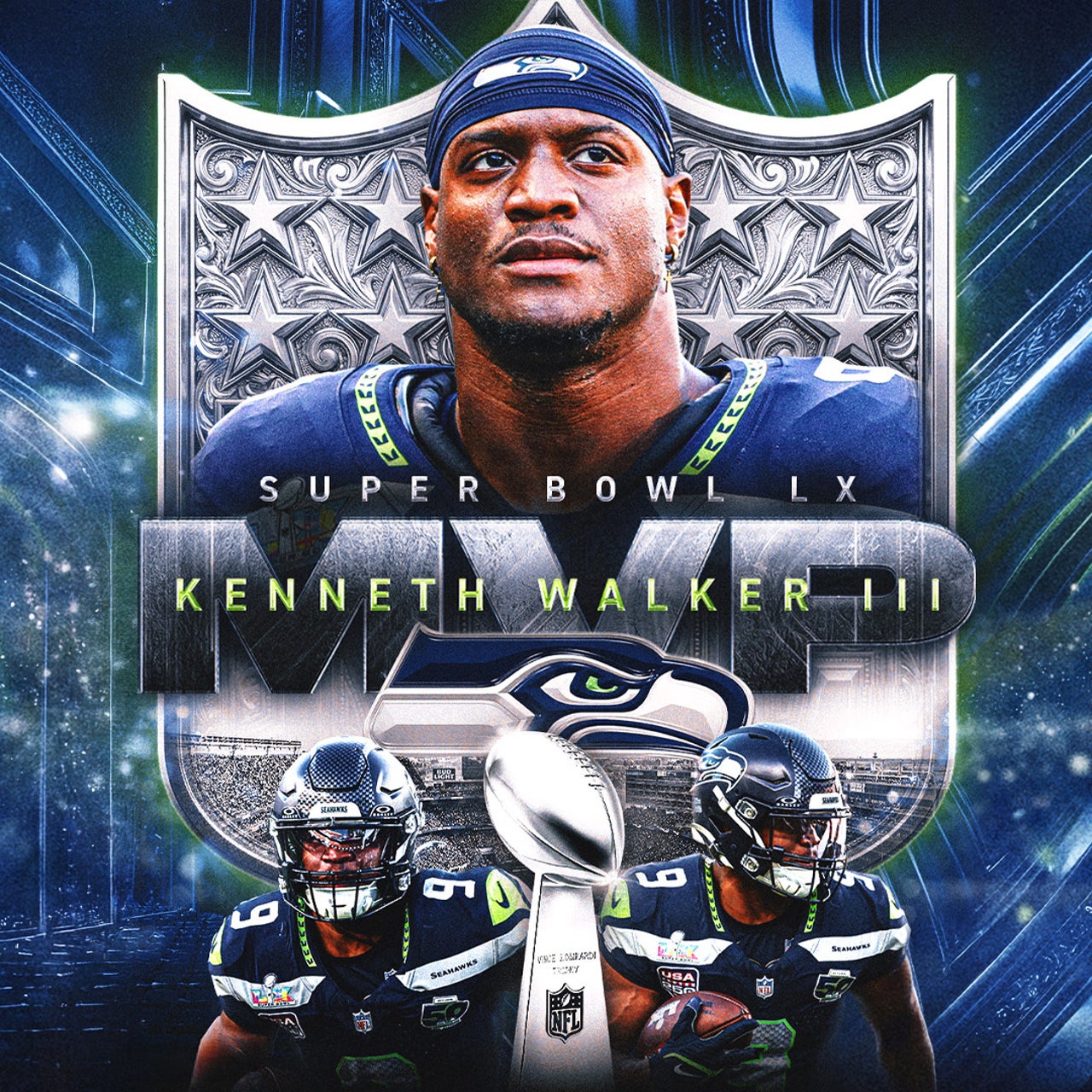 Kenneth Walker III Named Super Bowl MVP After Leading Seahawks to