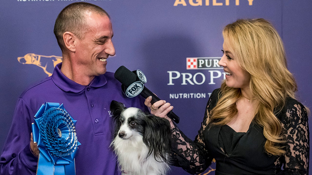Jennifer Hale at the 2018 Masters Agility Championship at Westminster