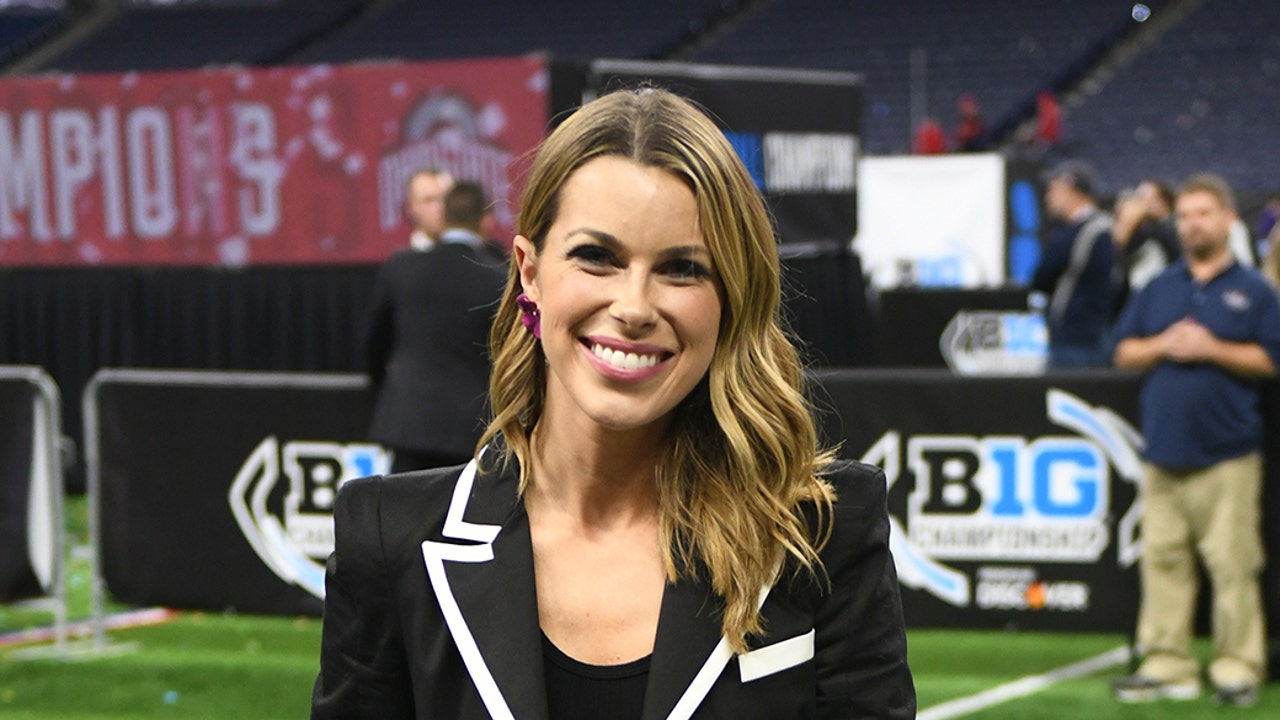 Jenny Taft at the 2018 Big Ten Championship Game