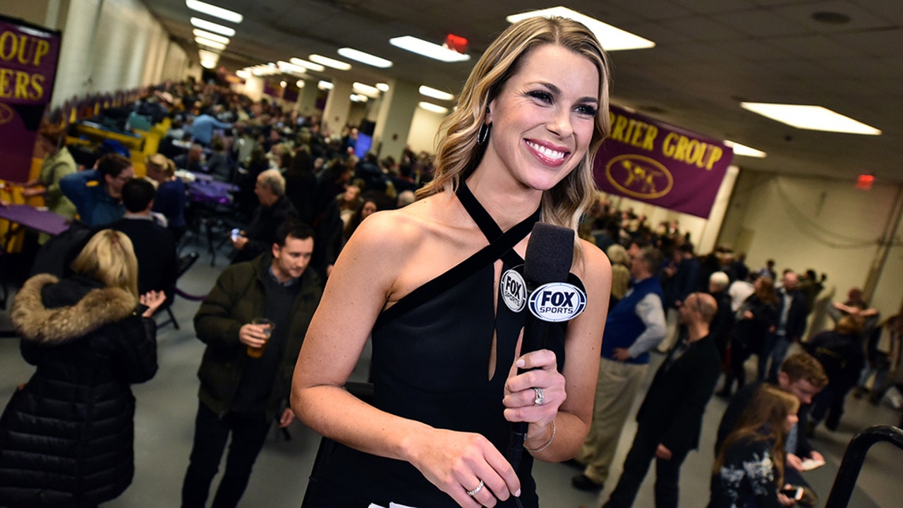 Jenny Taft in the Benching Area at the 143rd Westminster Kennel Club Dog Show