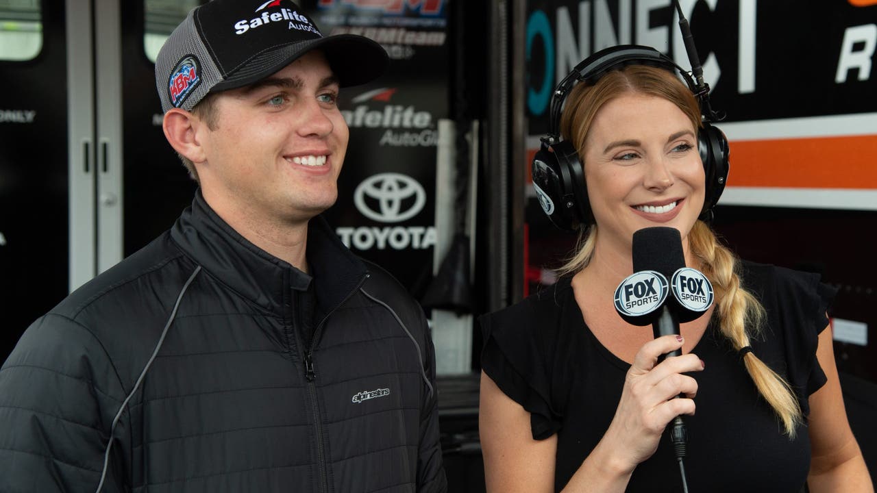 Noah Gragson with Kaitlyn Vincie