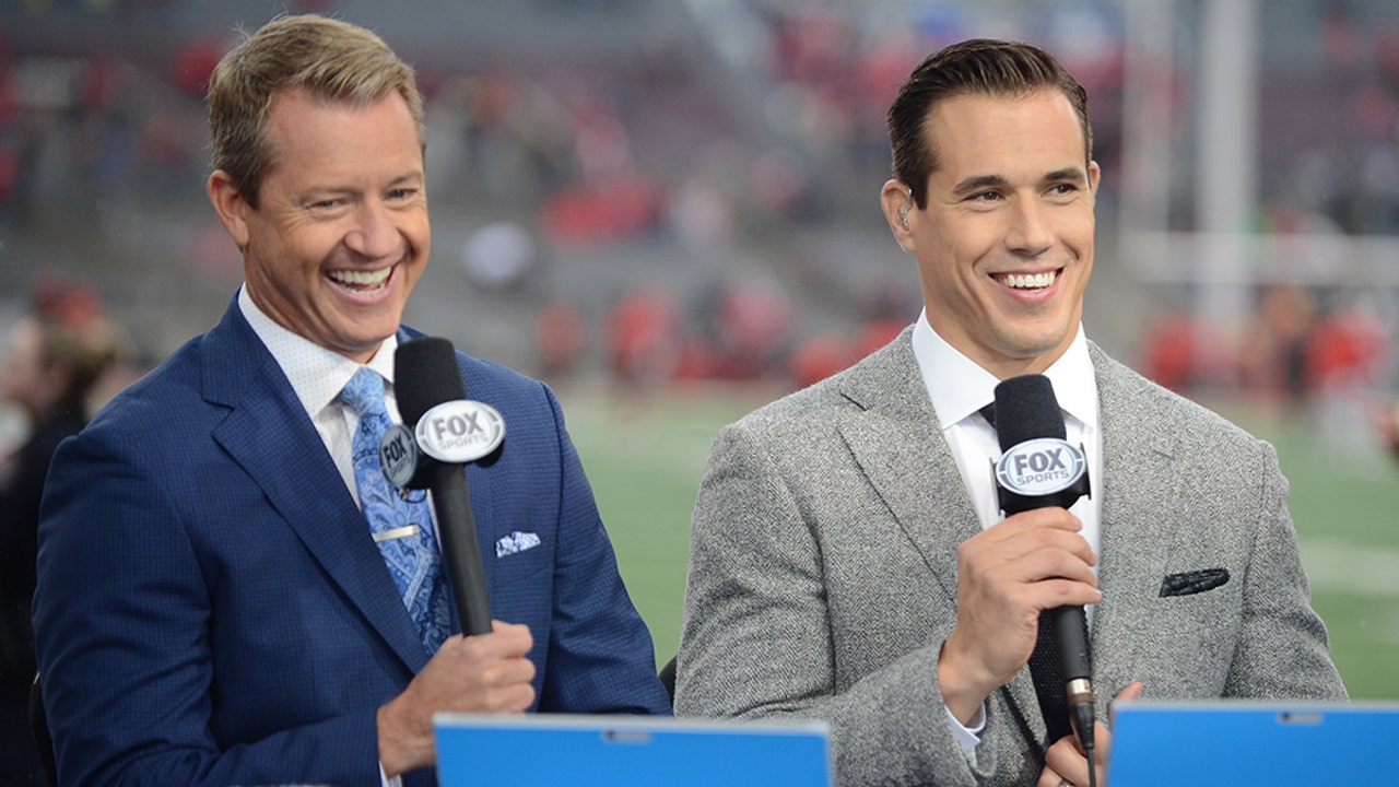 Rob Stone and Brady Quinn at Ohio Stadium