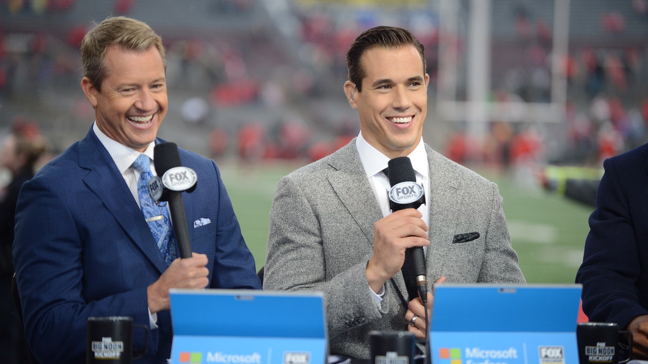 Rob Stone and Brady Quinn at Ohio Stadium