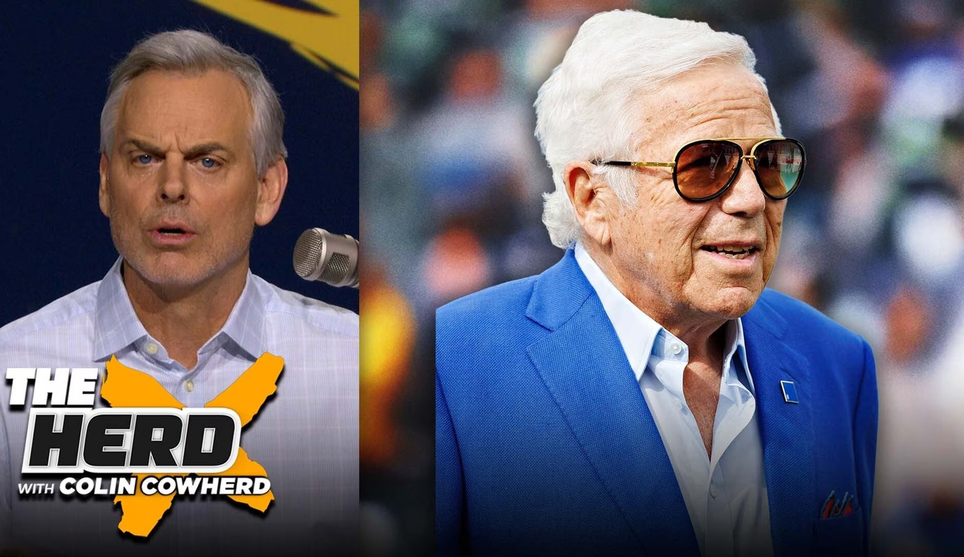 Cowherd: No importa, Jerry Jones está en el Salón de la Fama y Robert Kraft no está en el Salón de la Fama.